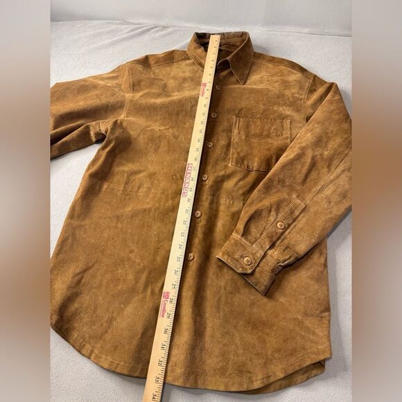 Men's Brown Suede Jacket - Picture 4 of 16